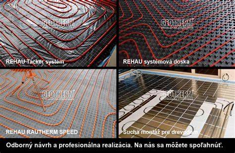 Inštalácia rúrok podlahového kúrenia na systémovú dosku