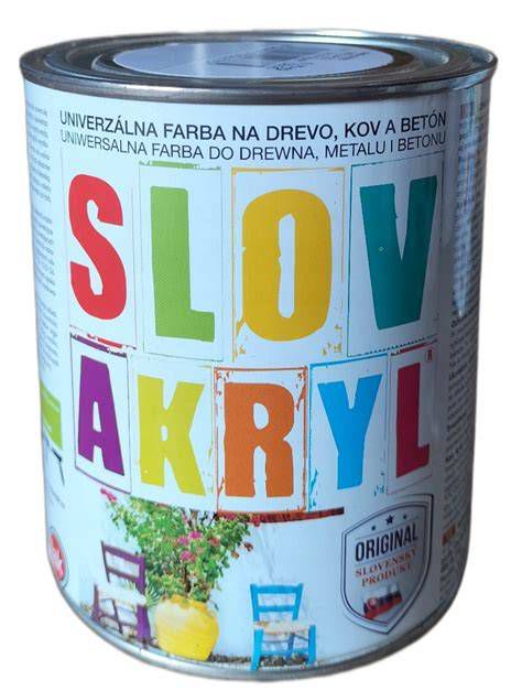 Ukážka použitia univerzálnej farby Slovakryl na drevených a kovových povrchoch