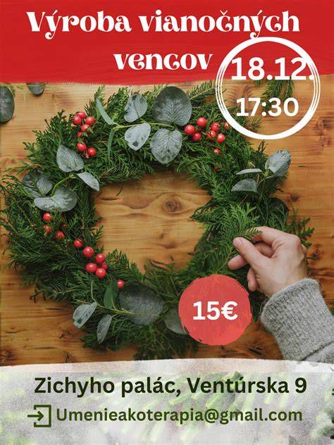 Farebné kombinácie vianočných vencov