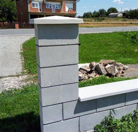 Primjeri upotrebe Loma tvárnice za zidove i stupove