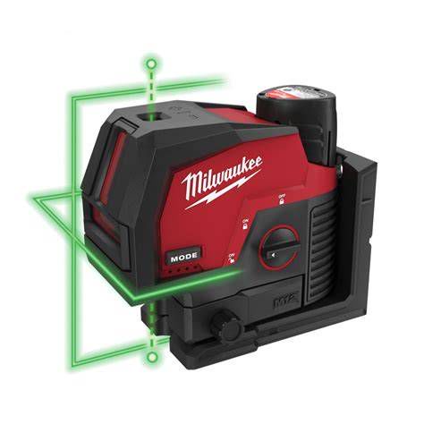 Kombinovaný krížový laser v akcii