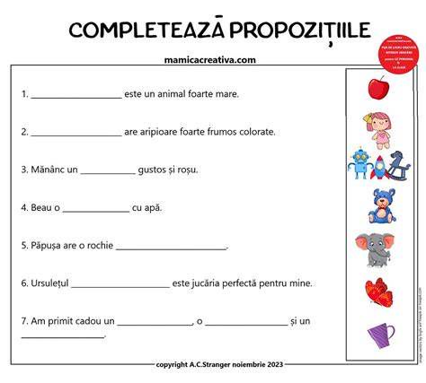 Interfața jocului Picwords cu imagini și cuvinte de completat
