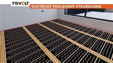 Schéma inštalácie vykurovacej fólie pod plávajúcu podlahu