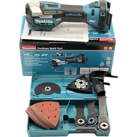 Makita DTM52Z v akcii s rôznym príslušenstvom