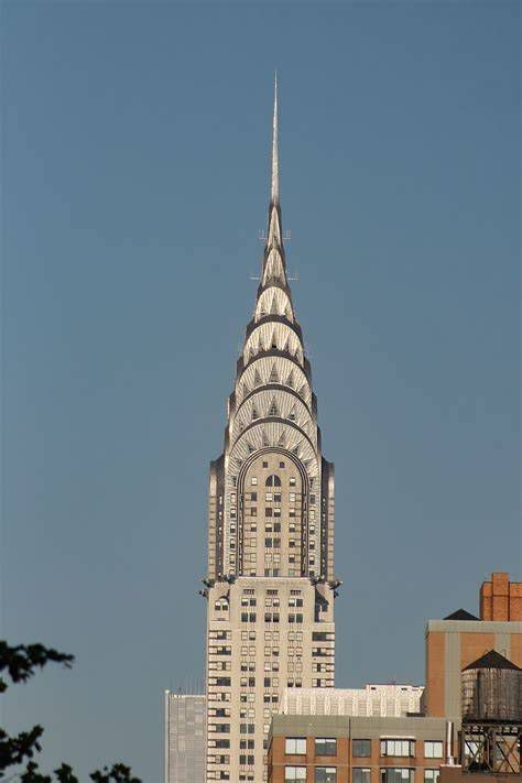 Detail orlieho chrliča na fasáde Chrysler Building