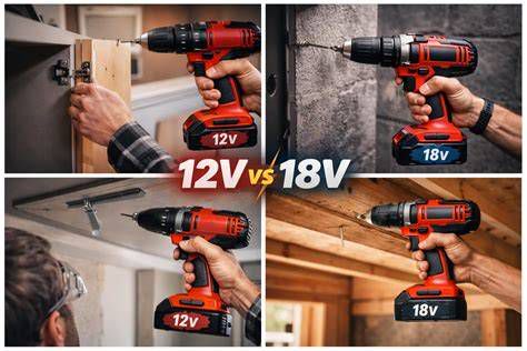 Infografika porovnania 12V vs 18V AKU vŕtačiek