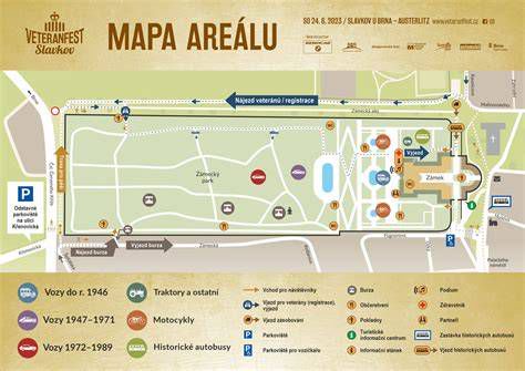 Mapa areálu bývalej píly s vyznačenými zónami