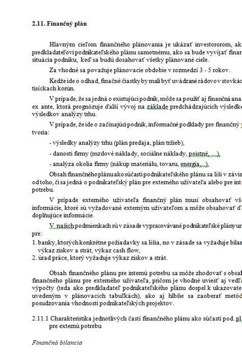 Schéma dôležitosti podnikateľského plánu pre interné riadenie a externú komunikáciu