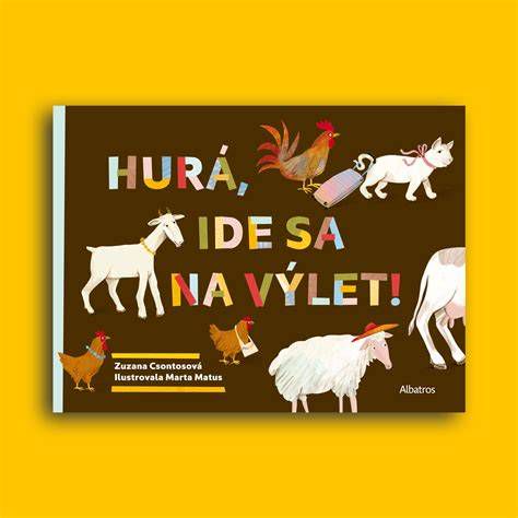 knižná obálka alebo ilustrácia dedinského života