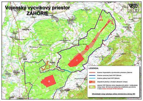 Mapa interiérových priestorov vhodných pre REMAL STANDARD