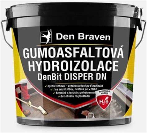Schéma vrstvenia gumoasfaltovej hydroizolácie DenBit DISPER DN