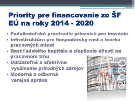 Financovanie projektov EÚ