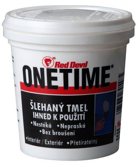 Schematické znázornenie vhodných materiálov pre Onetime tmel