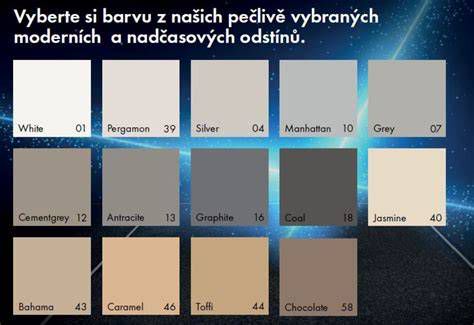 Ukázka různých barevných odstínů spárovací hmoty v interiéru