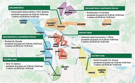 Mapa centier podpory obnovy rodinných domov