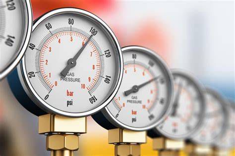 Manometer tlaku vody vo vykurovacom systéme