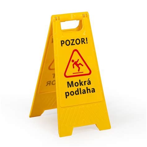 Upozornenie na šmykľavú podlahu