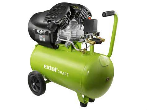 Olejový dvojpiestový kompresor Extol Craft 50l