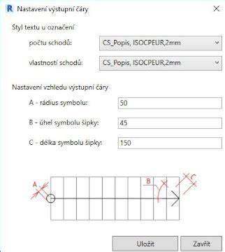 Nastavenie referenčnej čiary schodiska v ArchiCade