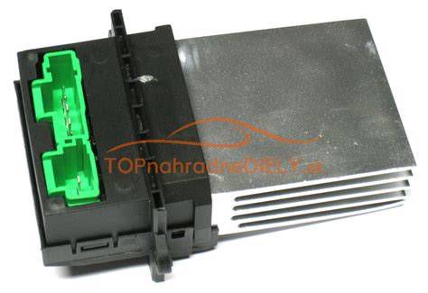 Fotografia rezistora kúrenia Peugeot 406