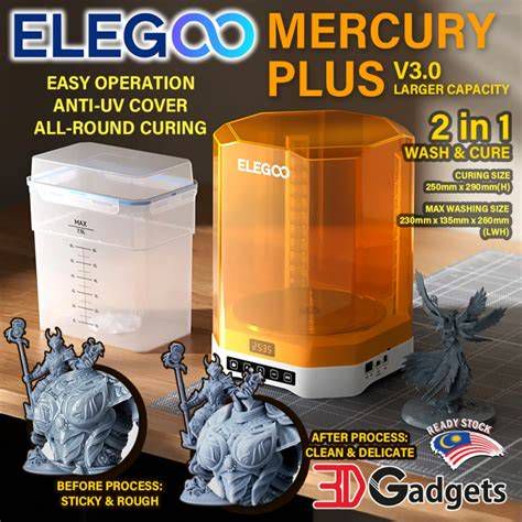 Elegoo Mercury Plus V3.0 pri práci
