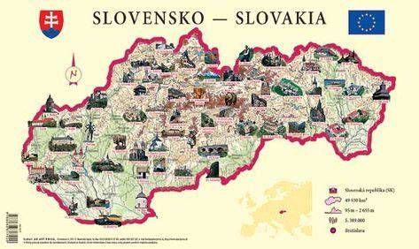 Mapa: Lokality s tradičnými gazdovskými domami na Slovensku
