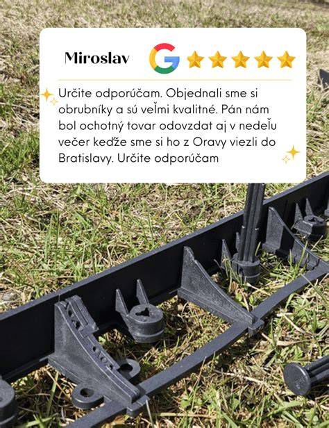 Ukážka inštalácie plastového obrubníka oddeľujúceho trávnik od záhona