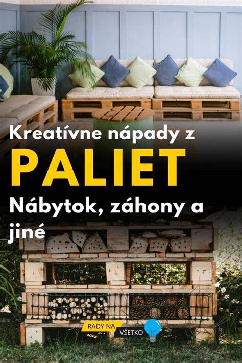 Kreatívne kvetináče a dekoračné prvky z paliet
