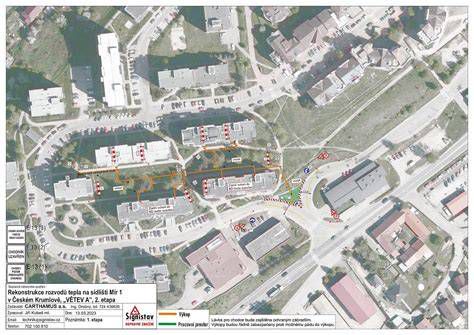 Mapa centrálneho rozvodu tepla v meste