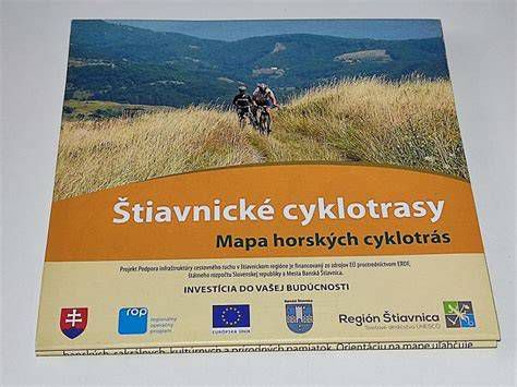 Mapa cyklotrás v regióne Horná Súča a Šanov