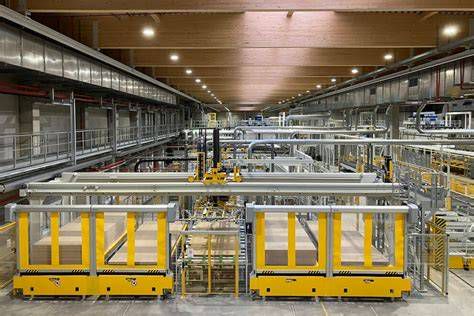 Automatizovaná výrobná linka plynových kotlov Protherm v závode