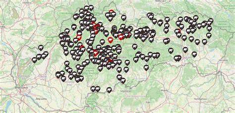 Mapa výrobcov peliet na Slovensku