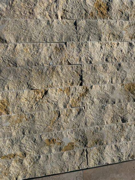 Detail rôznych vzorov imitácie prírodného kameňa (bridlica, pieskovec, mramor)