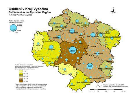 Mapa doručovacích oblastí s vyznačenou Nitrou a Levicami