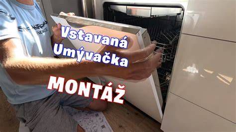 Detail inštalácie nábytkových dvierok na umývačku