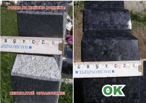 Porovnanie impregnovaného a neošetreného povrchu kameňa