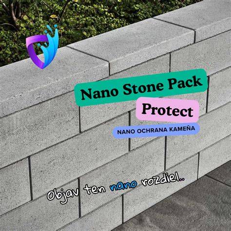 Schéma pôsobenia nano častíc v póroch kameňa