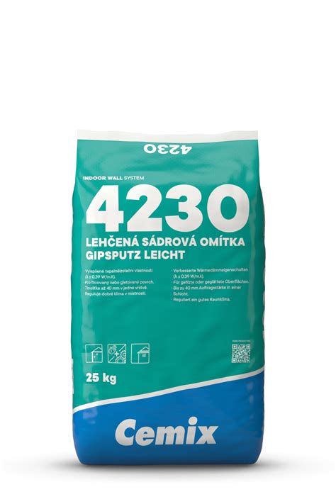 Schéma aplikácie omietky Cemix 4230