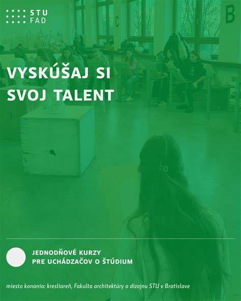 Študenti na talentových skúškach FAD STU