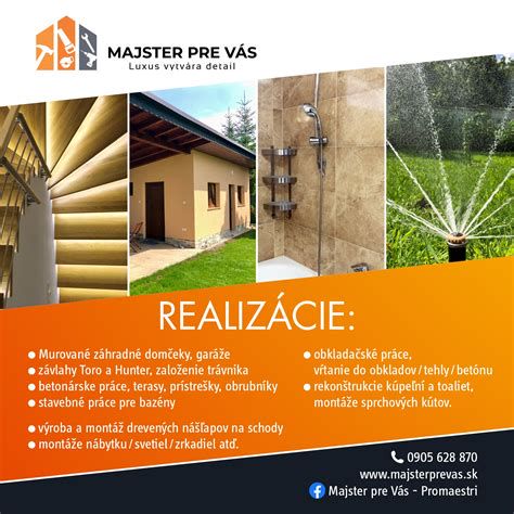 stavebné práce a materiály v regióne