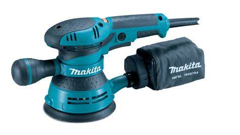 Makita BO5041 s detailom otočnej rukoväte