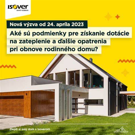 Infografika podmienok pre získanie dotácie na zateplenie