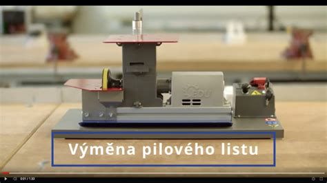 Schéma orbitálneho pohybu pílového listu