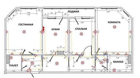 Schéma elektrického zapojenia rodinného domu s vonkajšími prvkami