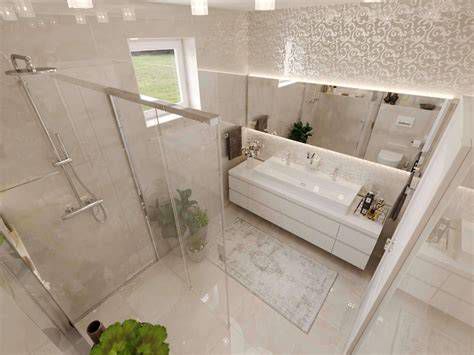 Moderná kúpeľňa s walk-in sprchovým kútom