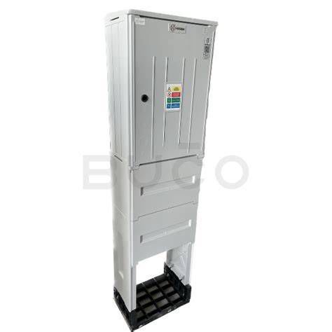 Rôzne typy elektromerových rozvádzačov (zapustený, pilierový, nástenný)