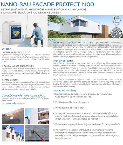 Produkt NANO‑BAU FASÁDA PROTECT H100