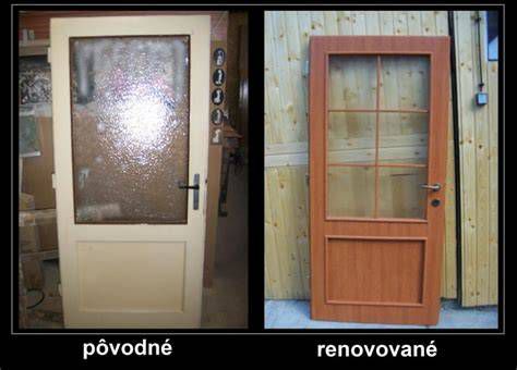 Renovácia PVC dverí pomocou X-systému - Pred a Po