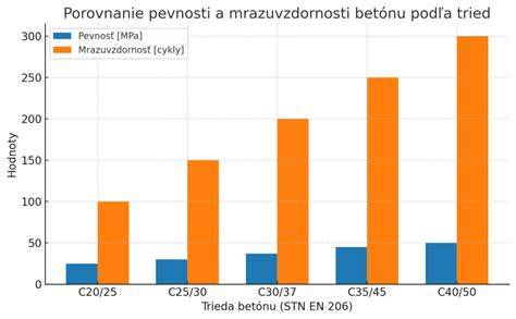 Graf porovnávajúci U-hodnoty rôznych stropných konštrukcií