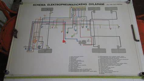 Schéma elektropneumatického príklepového mechanizmu